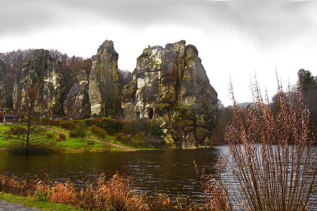 Externsteine Rocks Externsteine Rocks