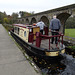 A day boat on the aqueduct