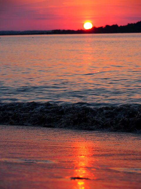 coucher du soleil sur Lancieux