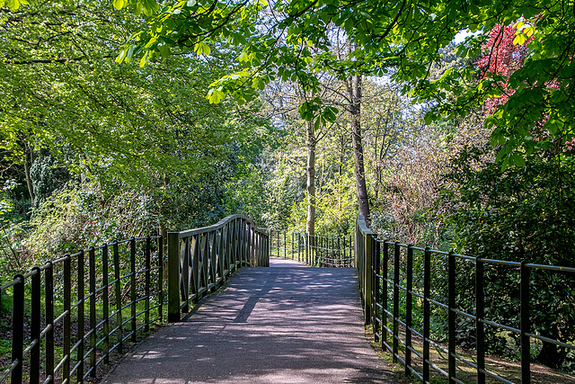 Birkenhead Park pathway
