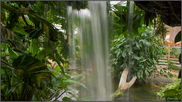 La Ferme aux crocodile - Wasserfall