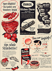 Duotone and B&W ads, c1954