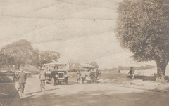 Bus at Bardsea near Ulverston circa 1930s