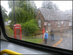 waiting in the rain