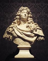 Bust of King Louis XIV by Coysevox in the Metropolitan Museum of Art, May 2018