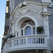 Art Nouveau detail in corner building.