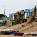 The beach huts of Abersoch