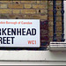 Birkenhead Street sign