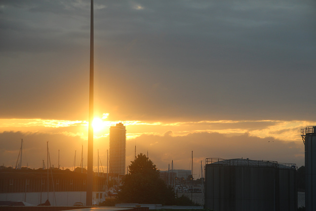 Sonnenaufgang über Travemünde