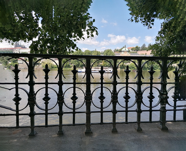 Der Zaun in Prag