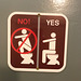 National Park toilet instructions