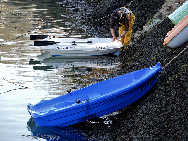 départ pour la pêche,