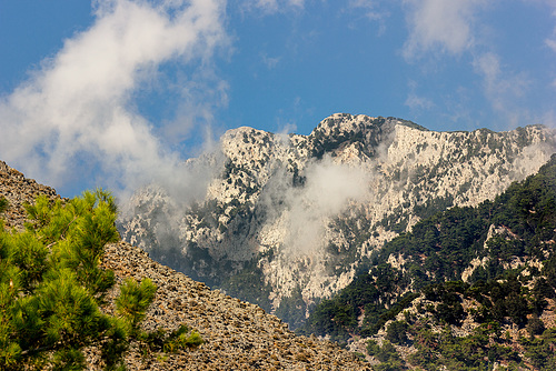 Hiking through Samaria Gorge