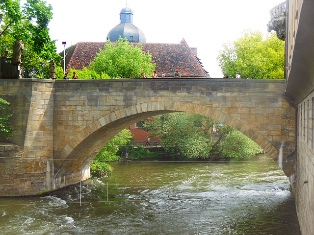 Brücke über die Regnitz in Bamberg