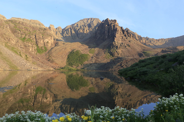 Cathedral Lake and Cathedral Peak