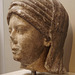 Marble Head of a Portrait of a Priestess of Vesta in the British Museum, May 2014
