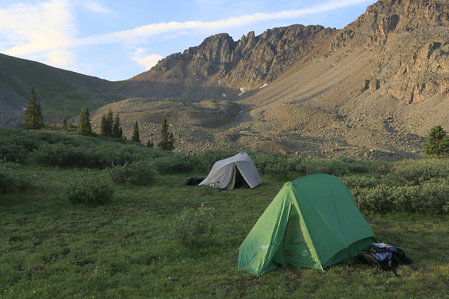 Camp at Cathedral Lake