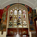 James Eadie Reid decoration in chancel of Saint Leonard's Church, Ipstones, Staffordshire