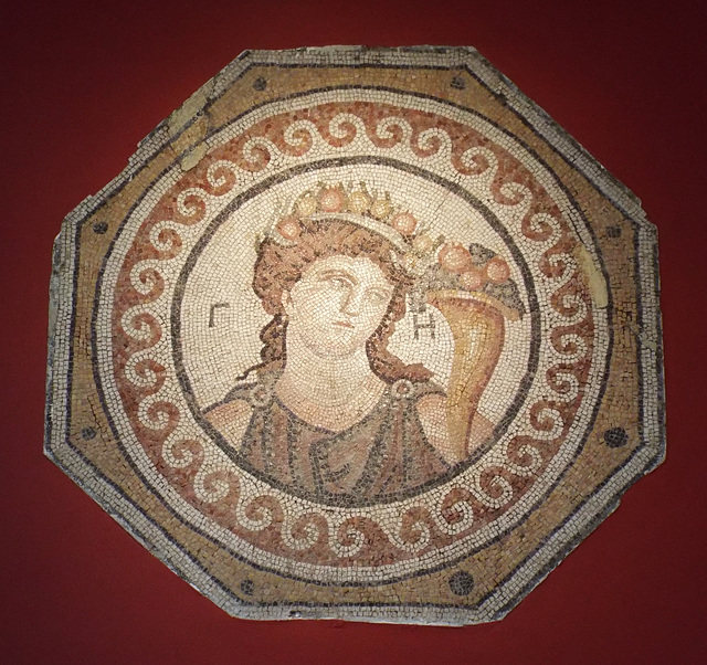 Ge Mosaic from Antioch in the Princeton University Art Museum, April 2017