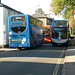 Temporary bus stops in Emmanuel Road, Cambridge for Covid-19 - 1 Sep 2020 (P1070508)