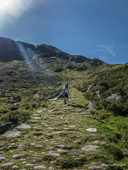 Säumerweg auf dem Splügen Pass