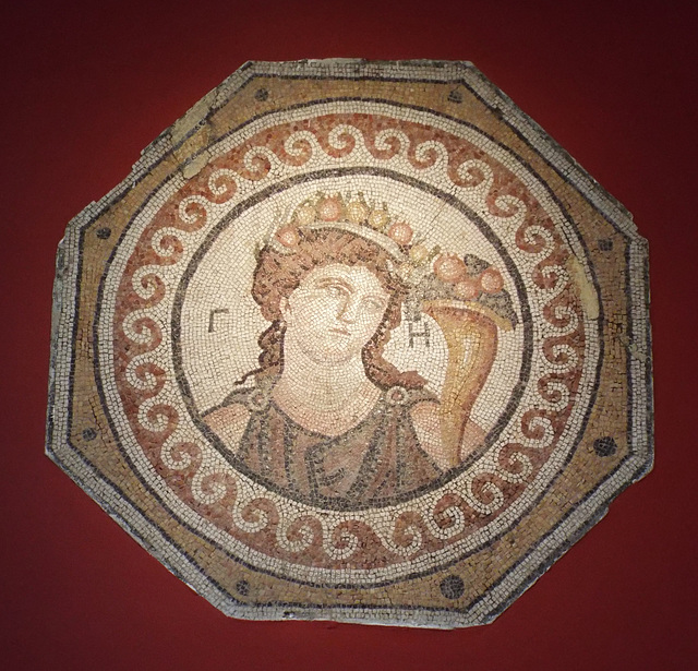 Ge Mosaic from Antioch in the Princeton University Art Museum, April 2017