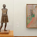 "Petite danseuse de 14 ans" (E. Degas - 1881) et "Portrait de la fille de l'artiste" (Hippolyte Daeye - 1917)