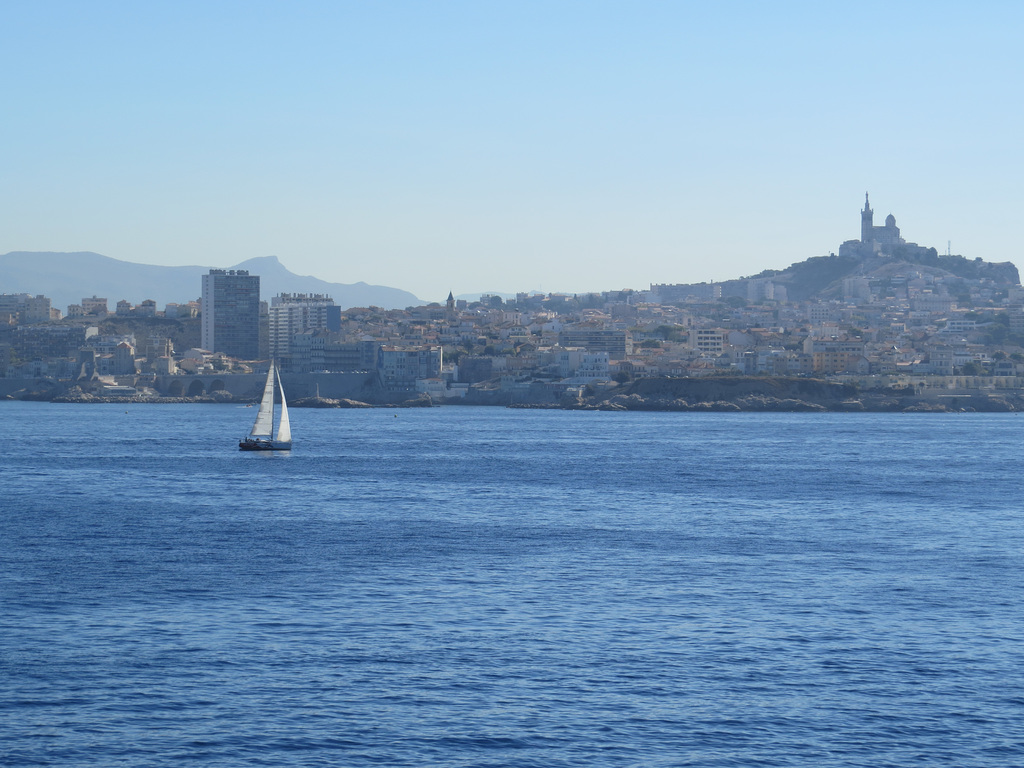 Château d'If : vue sur Marseille.