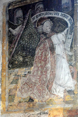 Peinture murale de l'église de St-Saturnin