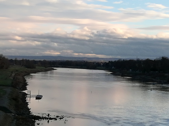 Die Elbe im Dezember