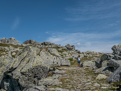 Auf dem Säumerweg  beim Splügen Pass