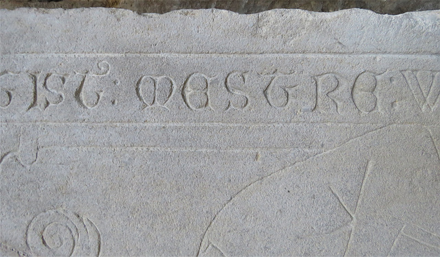 croyland abbey church, crowland, lincs (34) c14 incised tomb slab to mason william wermington croyland abbey church, crowland, lincs (34) c14 incised tomb slab to mason william wermington