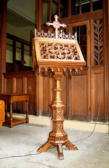 Victorian lectern, St Leonard's Church, Ipstones, Staffordshire