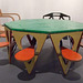 Folding Picnic-Table Model in the Brooklyn Museum, May 2011