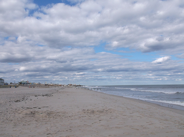 Long walk in the sand