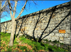 Palace / Monastery perimeter wall. San Lorenzo de El Escorial.