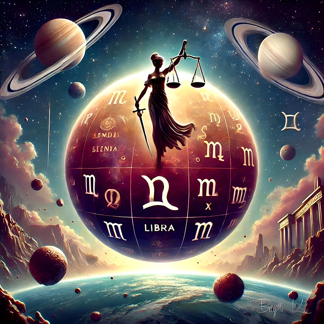 Libra ♎️ with  greetings from Planet Venus ○