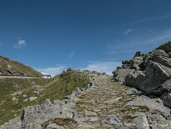 Säumerweg auf dem Splügen Pass