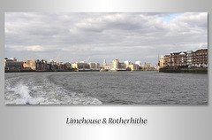 Limehouse & Rotherhithe from the river - London - 26.5.2015