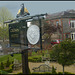 Crown Hotel sign at Blandford