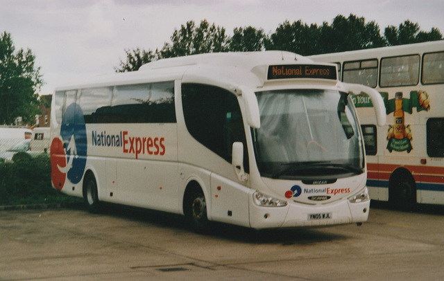 National Express Operations NXL25 (YN05 WJL) at Burtons, Newmarket - 26 Aug 2005 (549-10)