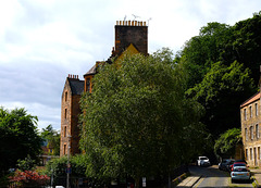 Walls, chimneys and antennas  at Dean Village