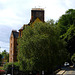 Walls, chimneys and antennas  at Dean Village