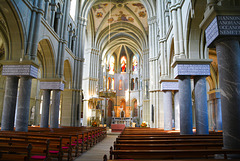 Die Kirche Sankt Peter und Paul Bern Schweiz von innen