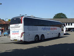 DSCF2904 Whippet Coaches (National Express contractor) NX28 (BV67 JZN) at Mildenhall - 19 Jun 2018