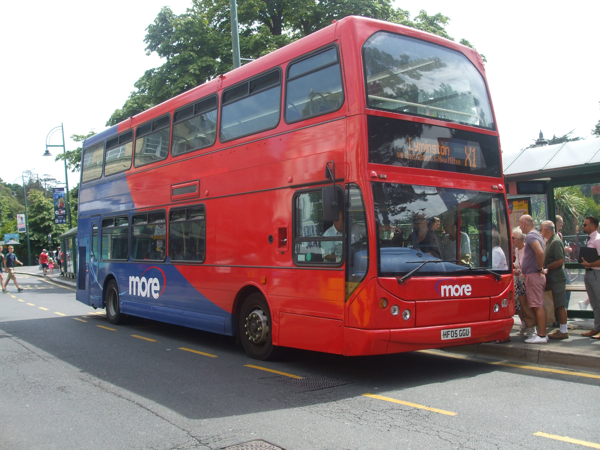 DSCF3724 More Bus 1830 (HF05 GGU) in Bournemouth - 27  Jul 2018