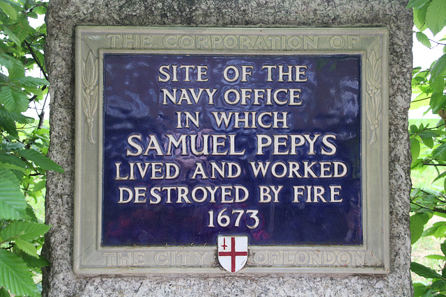 Site of Pepys' office