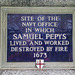 Site of Pepys' office