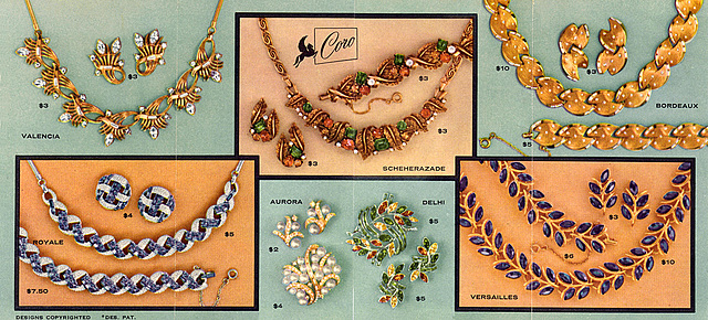 Coro Jewelery Promo (2), c1955