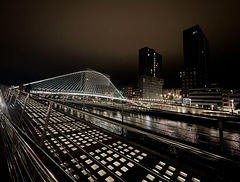 Zubizuri Bridge and Isozaki Towers